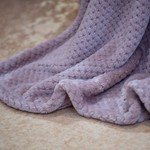 Плед-покрывало Sofi De Marko ЭШЛИ велсофт пепельная роза 220х240, фото, фотография