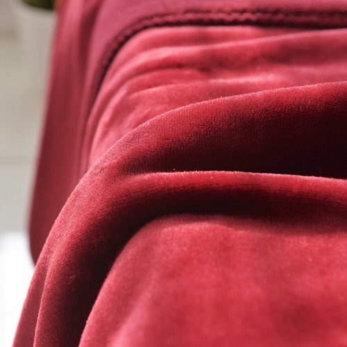 Плед-покрывало Sofi De Marko СОФИЯ велсофт бордовый 160х220, фото, фотография
