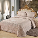 Покрывало Sofi De Marko ЛАМИНА жаккард полиэстер пудра 240х260, фото, фотография