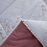 Постельное белье без пододеяльника с одеялом Sofi De Marko БЕРНАДЕТТ хлопковый сатин V16 семейный, фото, фотография