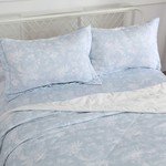 Постельное белье без пододеяльника с одеялом Sofi De Marko АССОЛЬ хлопковый сатин V16 евро, фото, фотография