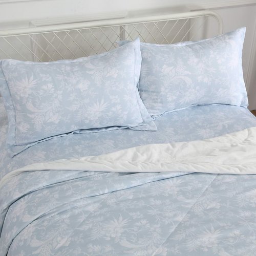 Постельное белье без пододеяльника с одеялом Sofi De Marko АССОЛЬ хлопковый сатин V16 евро, фото, фотография