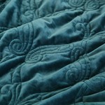 Постельное белье без пододеяльника с одеялом Sofi De Marko ТОСКАНА хлопковый сатин изумрудный 1,5 спальный, фото, фотография