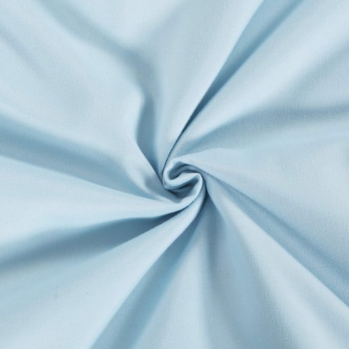 Постельное белье без пододеяльника с одеялом Sofi De Marko ИЗИДА хлопковый сатин голубой семейный, фото, фотография