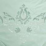 Постельное белье без пододеяльника с одеялом Sofi De Marko ИЗИДА хлопковый сатин ментоловый 1,5 спальный, фото, фотография