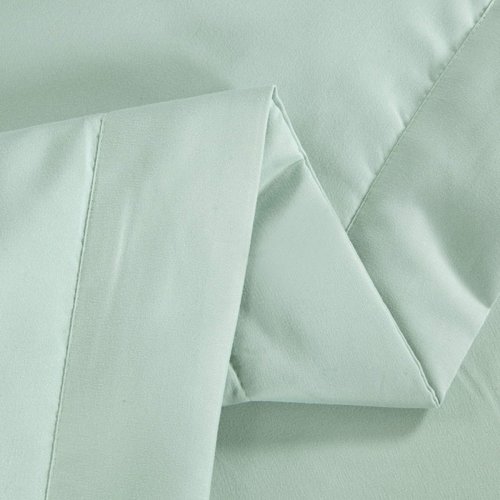 Постельное белье без пододеяльника с одеялом Sofi De Marko ИЗИДА хлопковый сатин ментоловый 1,5 спальный, фото, фотография