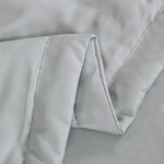 Постельное белье без пододеяльника с одеялом Sofi De Marko ИЗИДА хлопковый сатин фисташковый семейный, фото, фотография