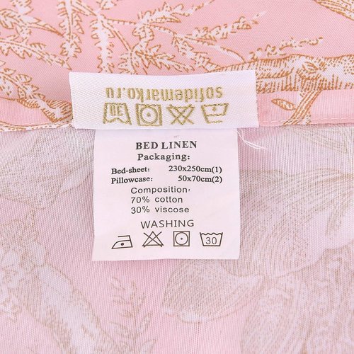 Постельное белье без пододеяльника с одеялом Sofi De Marko ДЖЕННА хлопковый сатин розовый евро, фото, фотография