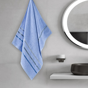 Полотенце для ванной Karna CLASSIC хлопковая махра голубой 50х80