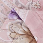 Постельное белье без пододеяльника с одеялом Sofi De Marko ПРИМА хлопковый сатин розовый евро, фото, фотография