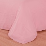 Постельное белье без пододеяльника с одеялом Sofi De Marko САНДРА жатый сатин пудра евро, фото, фотография