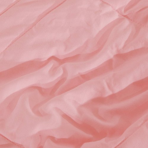 Постельное белье без пододеяльника с одеялом Sofi De Marko САНДРА жатый сатин светло-персиковый евро, фото, фотография