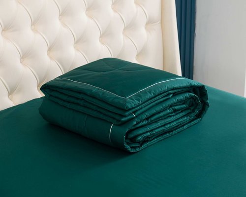 Постельное белье без пододеяльника с одеялом Sofi De Marko МАУРИЦИО хлопковый сатин V1 евро, фото, фотография
