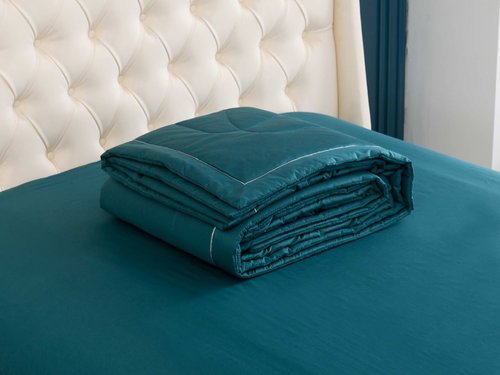 Постельное белье без пододеяльника с одеялом Sofi De Marko МАУРИЦИО хлопковый сатин V4 1,5 спальный, фото, фотография