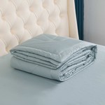 Постельное белье без пододеяльника с одеялом Sofi De Marko МАУРИЦИО хлопковый сатин V9 1,5 спальный, фото, фотография