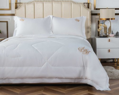 Постельное белье без пододеяльника с одеялом Sofi De Marko НЕЛЬСОН хлопковый сатин V4 1,5 спальный, фото, фотография