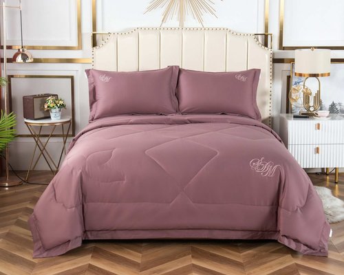 Постельное белье без пододеяльника с одеялом Sofi De Marko НЕЛЬСОН хлопковый сатин V14 1,5 спальный, фото, фотография