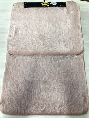 Набор ковриков для ванной Dorean PELUS розовый 50х60, 60х100, фото, фотография