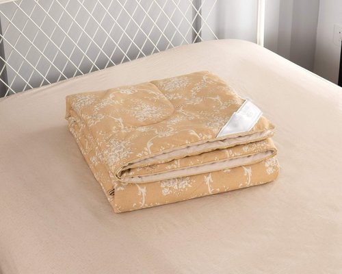 Постельное белье без пододеяльника с одеялом Sofi De Marko РИШЕЛЬЕ хлопковый сатин V8 семейный, фото, фотография