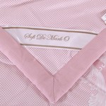 Постельное белье без пододеяльника с одеялом Sofi De Marko МЭЛОДИ хлопковый сатин розовый семейный, фото, фотография