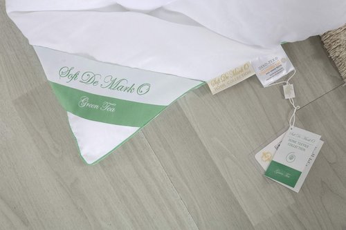 Одеяло Sofi De Marko GREEN TEA микроволокно/хлопок+полиэстер 195х215, фото, фотография