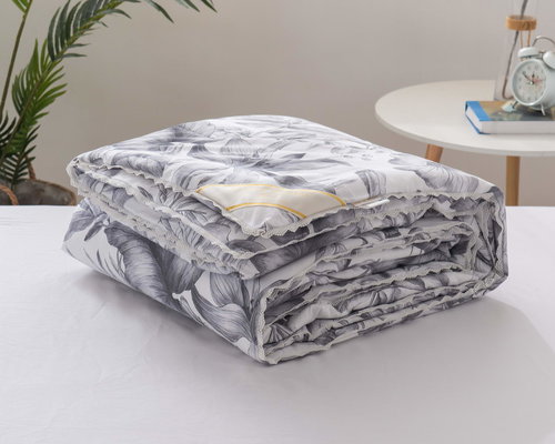 Одеяло Sofi De Marko ГАББИ микроволокно/хлопок серый 160х220, фото, фотография