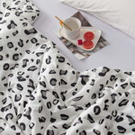 Одеяло Sofi De Marko ТАБИО микроволокно/хлопок чёрно-белый 160х220, фото, фотография