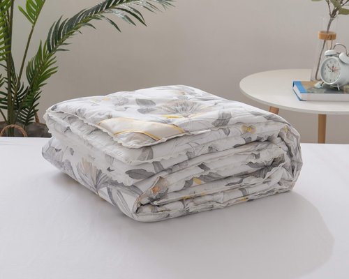 Одеяло Sofi De Marko ФРИДА микроволокно/хлопок серый 160х220, фото, фотография