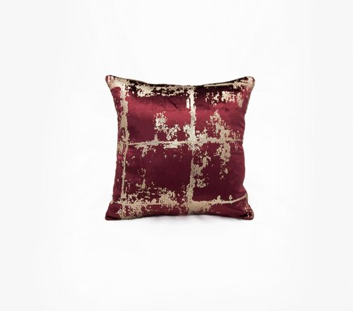 Декоративная наволочка Sofi De Marko АМАЛИЯ велюр коричневый 45х45, фото, фотография