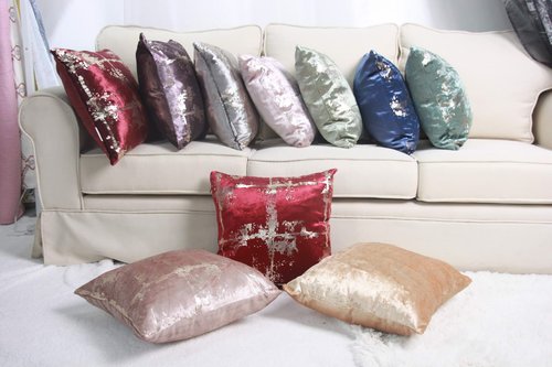 Декоративная наволочка Sofi De Marko АМАЛИЯ велюр коричневый 45х45, фото, фотография