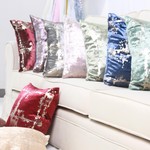 Декоративная наволочка Sofi De Marko АМАЛИЯ велюр коричневый 45х45, фото, фотография