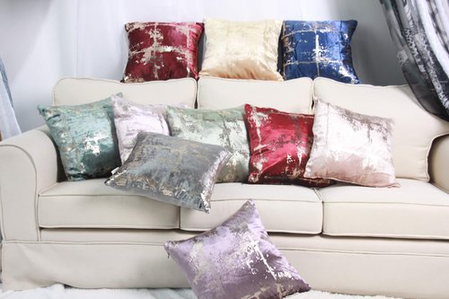 Декоративная наволочка Sofi De Marko АМАЛИЯ велюр коричневый 45х45, фото, фотография