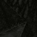 Плед-покрывало Sofi De Marko ТЕОДОР искусственный мех чёрный 160х220, фото, фотография