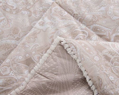Постельное белье без пододеяльника с одеялом Sofi De Marko БЕРНАДЕТТ хлопковый сатин V10 семейный, фото, фотография