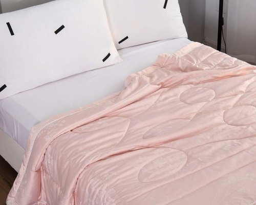 Одеяло Sofi De Marko ШАРЛИЗ микроволокно/тенсель+полиэстер пудра 200х220, фото, фотография