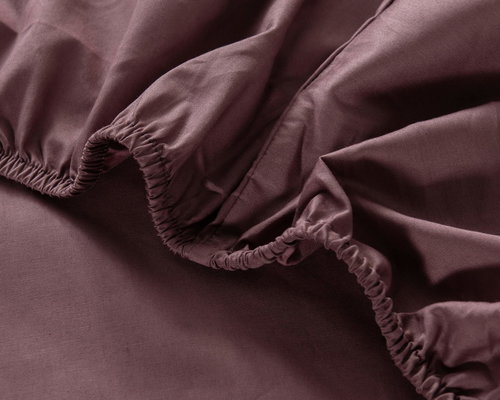 Простынь на резинке с наволочками Sofi De Marko СИАРА хлопковый сатин 180х200+30, фото, фотография