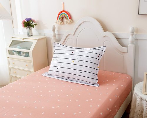 Детское постельное белье Sofi De Marko МИККИ хлопковый сатин розовый 1,5 спальный, фото, фотография