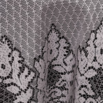 Скатерть круглая Karna MARION полиэстер серый D=150, фото, фотография