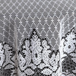 Скатерть круглая Karna MARION полиэстер белый D=150, фото, фотография