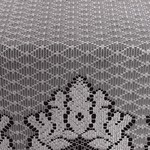 Скатерть прямоугольная Karna MARION полиэстер серый 150х220, фото, фотография