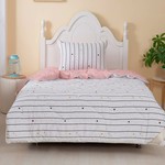 Детское постельное белье без пододеяльника с одеялом Sofi De Marko МИККИ хлопковый сатин розовый 1,5 спальный, фото, фотография
