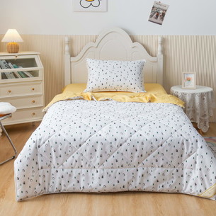 Детское постельное белье без пододеяльника с одеялом Sofi De Marko ПИНГВИНЯТА хлопковый сатин 1,5 спальный