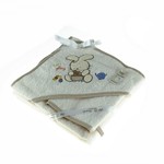 Детское полотенце-уголок с мочалкой Sofi De Marko FANNY BUNNY хлопковая махра бежевый 80х80, фото, фотография