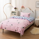 Детское постельное белье Sofi De Marko FLAMINGO хлопковый сатин розовый 1,5 спальный, фото, фотография