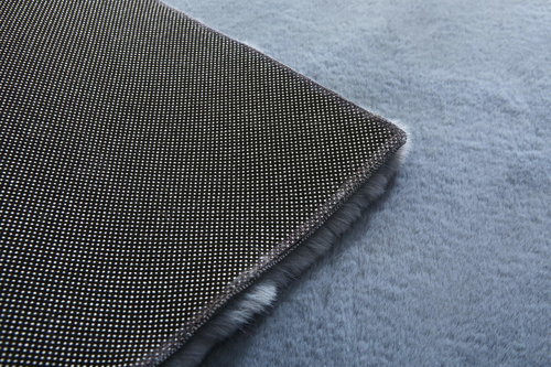 Набор ковриков Sofi De Marko CAMILLA искусственный мех серо-голубой, фото, фотография