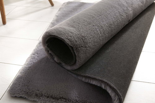 Набор ковриков Sofi De Marko CAMILLA искусственный мех серый, фото, фотография