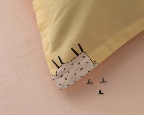 Детское постельное белье Sofi De Marko АЛЬПАКА хлопковый сатин жёлтый 1,5 спальный, фото, фотография