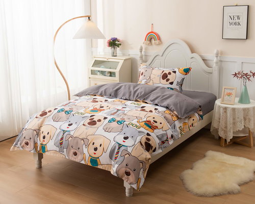 Детское постельное белье Sofi De Marko СОБАЧКИ хлопковый сатин 1,5 спальный, фото, фотография