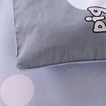 Детское постельное белье Sofi De Marko ПИГГИ хлопковый сатин серый 1,5 спальный, фото, фотография