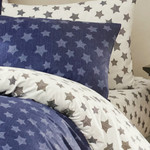 Постельное белье Karven LIGHT хлопковый ранфорс navy blue 1,5 спальный, фото, фотография